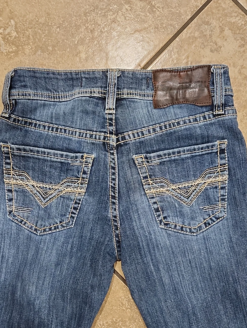 Rock & Roll Denim Men's Double Barrel Medium Wash Stackable Bootcut Jeans